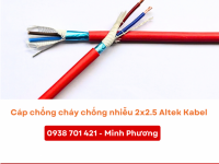Cáp chống cháy chống nhiễu 2x2.5mm2 chính hãng Quảng Ngãi, Bình Định, Phú Yên