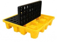 PALLET NHỰA CHỐNG TRÀN THÀNH CAO LOẠI 4 THÙNG PHUY. LH: 0964018718