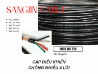  Cáp Sangjin 4x0.5, 4x0.75, 4x1.25 lõi đồng Sài Gòn