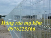 Hàng rào mạ kẽm nhúng nóng D5A50x200