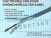 Cáp tín hiệu vặn xoắn AWG chuyên dùng cho công nghiệp