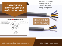 Cáp điều khiển không lưới chống nhiễu CT-500 4x0.5 Huế, Quảng Nam, Khánh Hòa