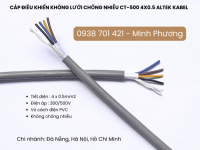 Cáp điều khiển không lưới chống nhiễu CT-500 4x0.5 Huế, Quảng Nam, Khánh Hòa