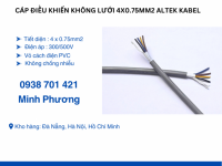 Dây cáp điện không lưới 4x0.75mm2 Altek Kabel Đắk Lắk, Đắk Nông, Lâm Đồng