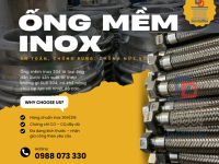 Ống Mềm Inox Bọc Lưới – An Toàn, Chống Rung, Chống Nứt Vỡ
