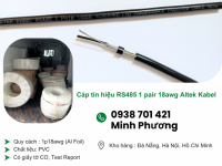 Cáp tín hiệu RS485 1 pair 18awg Altek Kabel Khánh Hòa, Ninh Thuận, Bình Thuận
