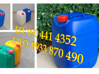 CAN NHỰA 10 LÍT ĐỰNG CA(OH)2, CAN NHỰA 20 LÍT ĐỰNG NƯỚC VÔI TRONG, NƯỚC MUỐI
