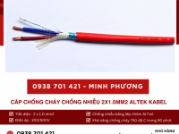 Cáp chống cháy chống nhiễu 2x1.0mm2 Altek Kabel hỗ trợ giao toàn quốc