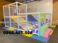 Nhà banh liên hoàn mini trẻ em, khu vui chơi liên hoàn trẻ em