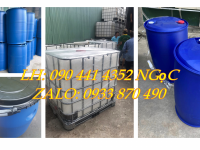 BÁN VỎ THÙNG PHI NHỰA 220 LÍT NẮP KÍN, THÙNG PHUY NHỰA 120 LÍT ĐỰNG DÒNG AXIT MẠNH