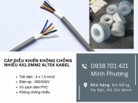 Cáp tín hiệu không chống nhiễu Altek Kabel 4x1.0mm2 Quảng Nam, Quảng Ngãi, Bình Định