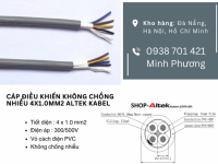 Cáp tín hiệu không chống nhiễu Altek Kabel 4x1.0mm2 Quảng Nam, Quảng Ngãi, Bình Định