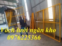 Vách ngăn công nghiệp, vách lưới ngăn kho ngăn xưởng 