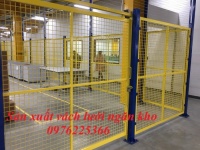 Vách ngăn công nghiệp, vách lưới ngăn kho ngăn xưởng 