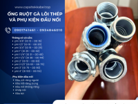 Ống ruột gà lõi thép bọc nhựa ⅜ Hà Nội, Đà Nẵng, HCM