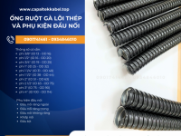 Ống ruột gà lõi thép bọc nhựa ⅜ Hà Nội, Đà Nẵng, HCM