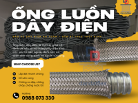 Ống Ruột Gà Lõi Thép Luồn Dây Điện, Ống Inox Luồn Dây Điện, Ống Luồn Dây Điện Bọc Nhựa