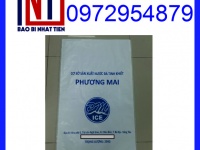 Bao PP dệt đựng nước đá tinh khiết, sản xuất bao PP đựng nước đá