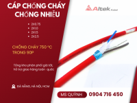 Cáp Chống Cháy Chống Nhiễu Altek Kabel 2x 0.75, 2x1.0, 2x1.5, 2x2.5 FR
