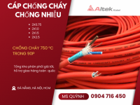 Cáp Chống Cháy Chống Nhiễu Altek Kabel 2x 0.75, 2x1.0, 2x1.5, 2x2.5 FR
