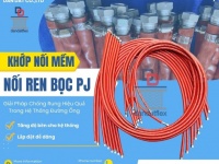 Khớp nối mềm bọc PJ chống cháy/khớp nối mềm rắc co ren/ khớp nối ren công nghiệp