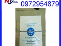 Cung cấp bao PP trắng đựng nước đá, in bao bì đựng nước đá