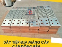 Dây đồng bện mạ thiếc/ Dây tiếp địa cho tủ bảng điện và thang máng cáp/Sợi đồng bện