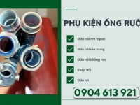 Ống ruột gà lõi thép bọc nhựa PVC và đầu nối ống với máng điện - giá sỉ tại kho