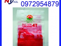 In túi đựng gạo 5kg, chuyên sản xuất túi đựng gạo 5kg