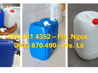 Can nhựa 25 lít dày bao nhiêu đựng được hóa chất, can nhựa 30 lít đựng hóa chất nặng bao nhiêu 