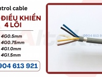 Cáp điều khiển RVV/RVVP 4x0.5-4x0.75-4x1.0-4x1.5 Altek Kabel 