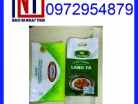 In bao bì gạo 1kg, 2kg, 5kg chất liệu PA/PE
