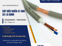 Cáp điều khiển Altek Kabel 2x1.0mm2 không chống nhiễu