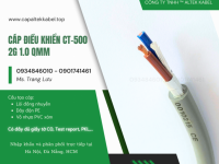 Cáp điều khiển Altek Kabel 2x1.0mm2 không chống nhiễu