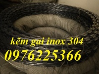 Dây thép gai inox 304 đường kính D30, D45, D50, D60, D80