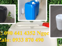 Can nhựa 25L trắng đựng thực phẩm, can nhựa 30 lít xanh công nghiệp