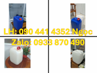 Can nhựa vuông 30 lít đựng phân bón, can nhựa 25 lít đựng hóa phẩm 