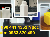Can nhựa 1 lít đựng nước lau sàn, can 2 lít đựng thuốc diệt sâu bọ