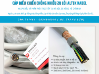 Cáp điều khiển chống nhiễu 20x0.5/ 20x0.75/20x1/20x1.5 Đà Nẵng