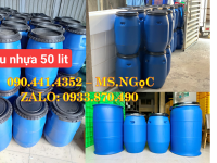 Thùng phuy nhựa 220 lít mua ở đâu? công ty nào bán thùng phuy nhựa 220 lít tại Q12