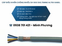 Cáp điều khiển chống nhiễu sh-500 5x0.75mm2 Tây Ninh, Đồng Nai, Bà Rịa – Vũng Tàu