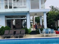 Bán nhà Biệt thự Mặt tiền Dương Công Khi - gần QL22, 20x34m,  2 tầng + hồ bơi, 26,5 tỷ.