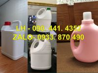 Can nhựa chứa hóa chất loãng 500ml, 1 lít, 2 lít, 5 lít vuông dày 