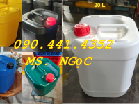 Thùng nhựa vuông 30 lít xanh, can nhựa 25 lít đựng mật ong, can nhựa 20 lít đựng rượu 