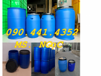 Thùng phuy nhựa 220 lít đựng hóa chất, giảm giá mạnh, giao hàng toàn quốc 