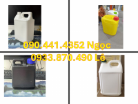 Can nhựa 1 lít màu đen đựng nhớt, can nhựa 0.5 lít tròn đựng dầu oliu 