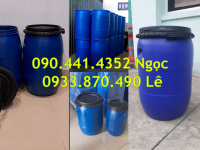 Giá thùng phi nhựa 50 lít đựng dược liệu, thùng phuy nhựa 30 lít đựng tá dược 