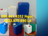 Can nhựa 30 lít vuông màu mới đựng hóa chất đặc dụng, can nhựa 25 lít màu đỏ 