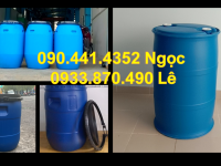 Bán thùng phuy nhựa 220 lít ( 2 đai, 4 đai) làm bè, nhà nổi, trại nuôi tôm 