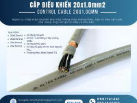 Cáp điều khiển chống nhiễu Altek Kabel 20x1.0 sẵn Đà Nẵng, Huế, Bình Định